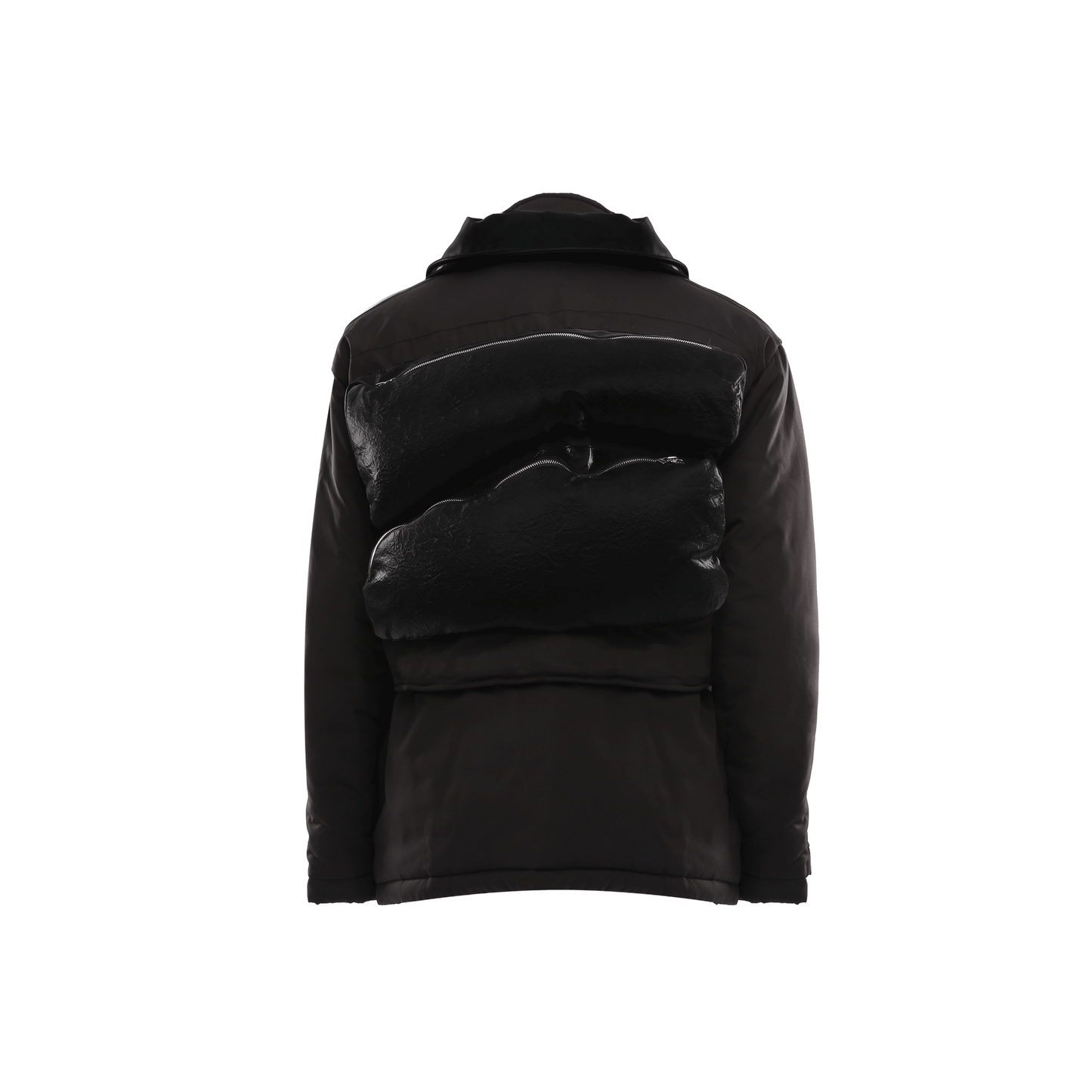 T-9 OVERSIZED VEGAN LEATHER JACKET